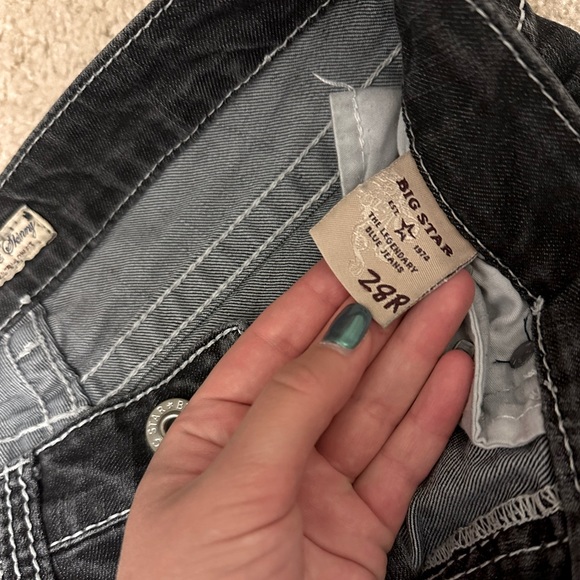 EUC Big Star Skinny Jeans Size 28R - Picture 3 of 5